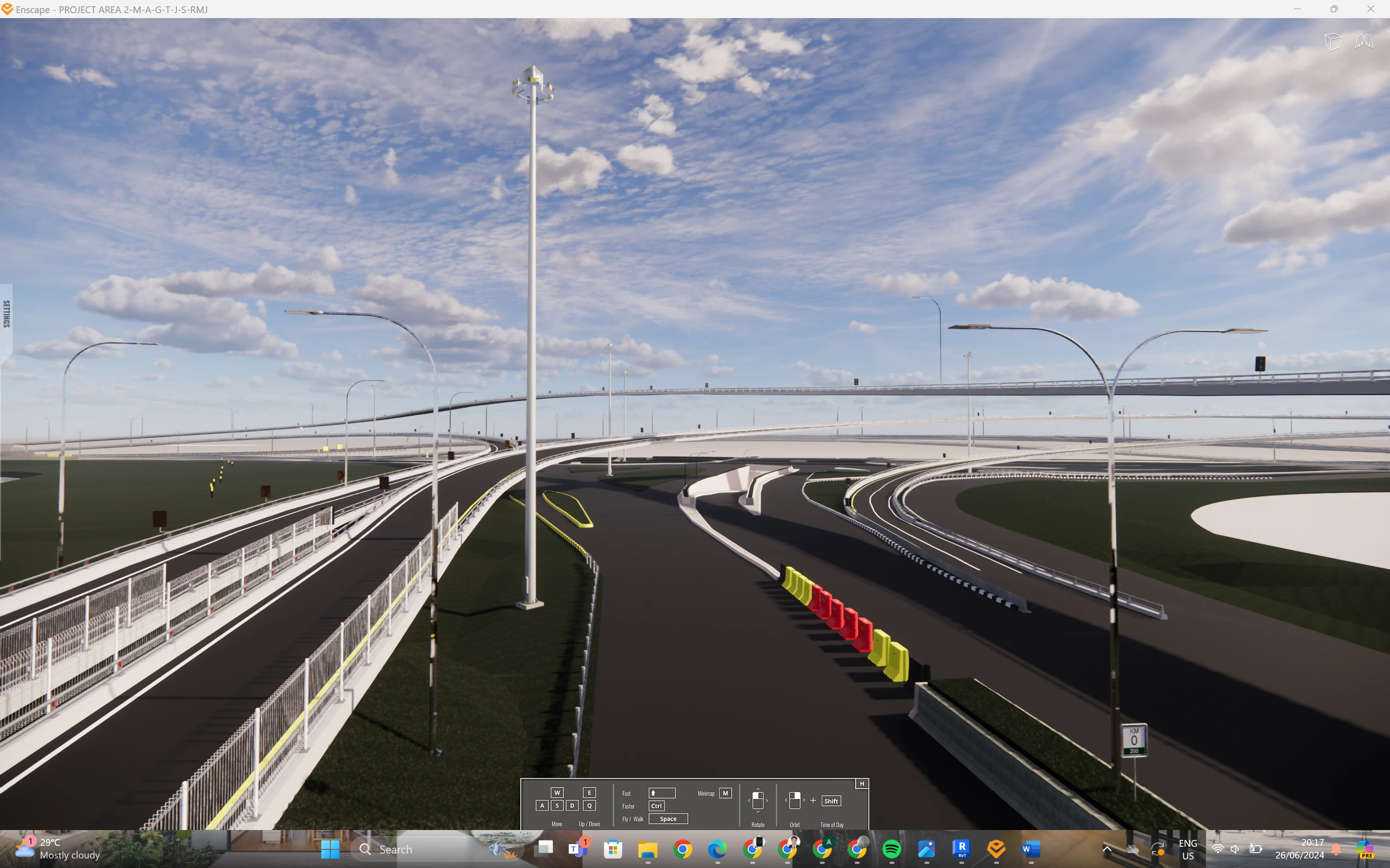 3d modeling jalan tol Cawang-Tomang-Pluit 