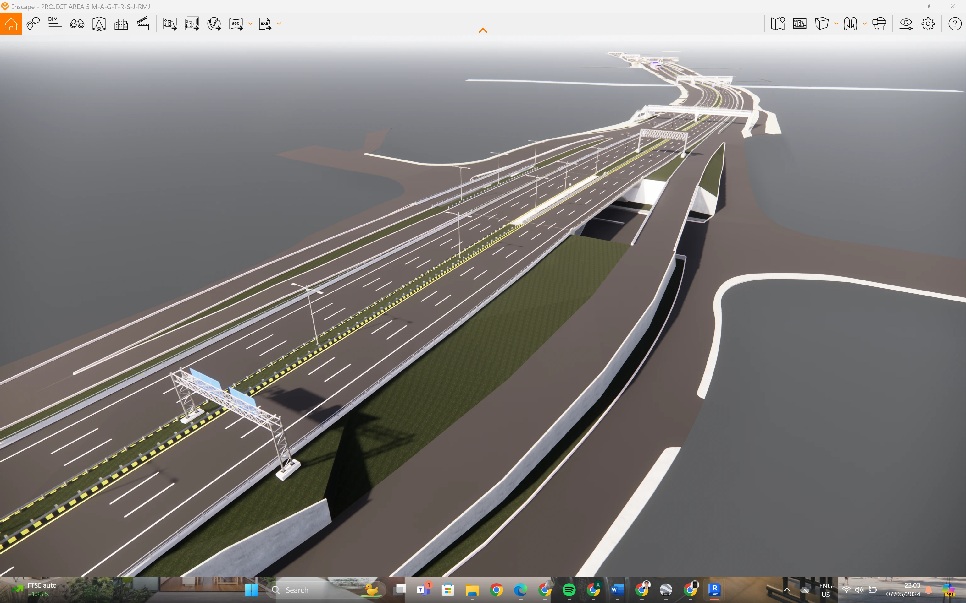 3d modeling jalan tol Cawang-Tomang-Pluit 2