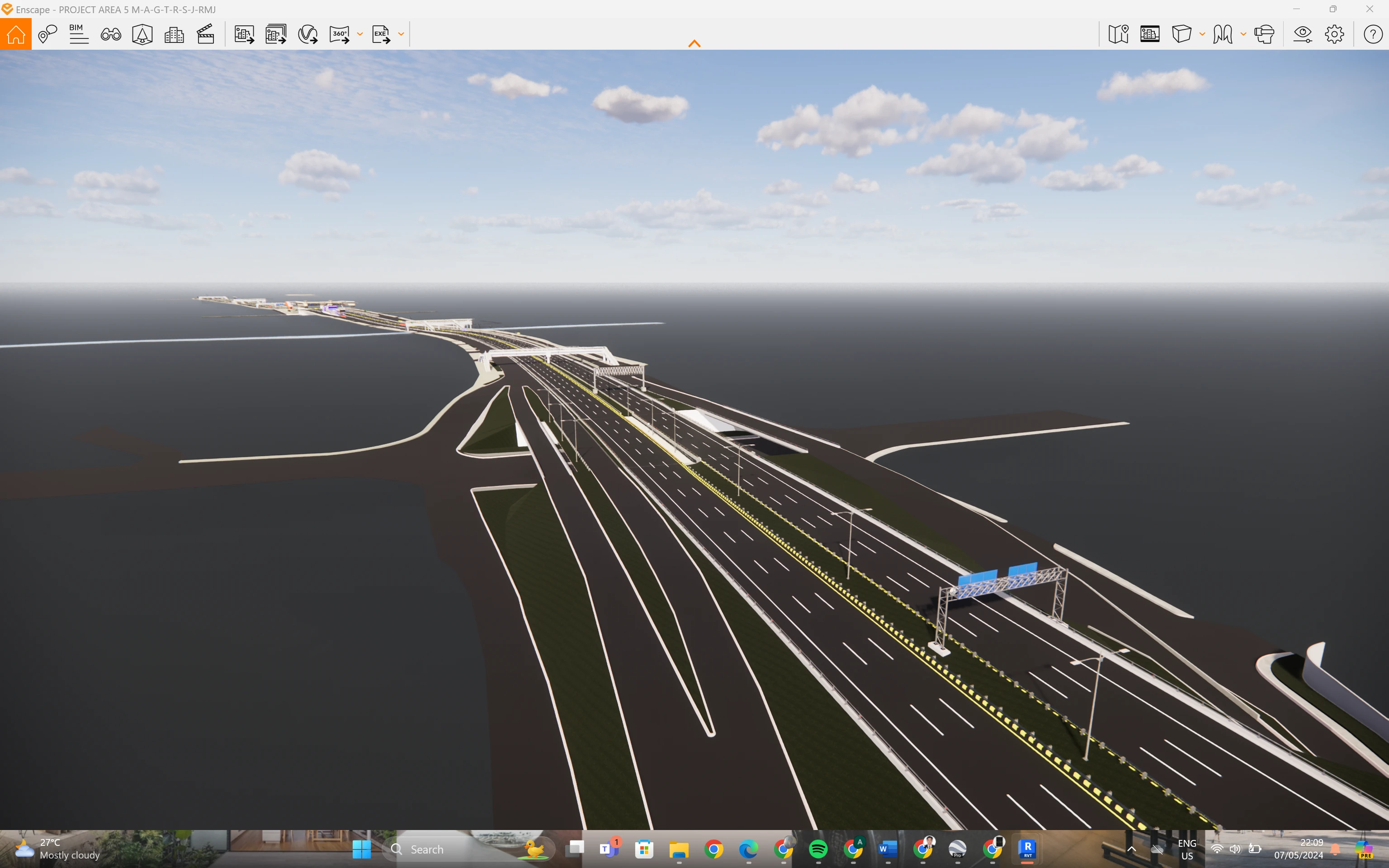 3d modeling jalan tol Cawang-Tomang-Pluit 3