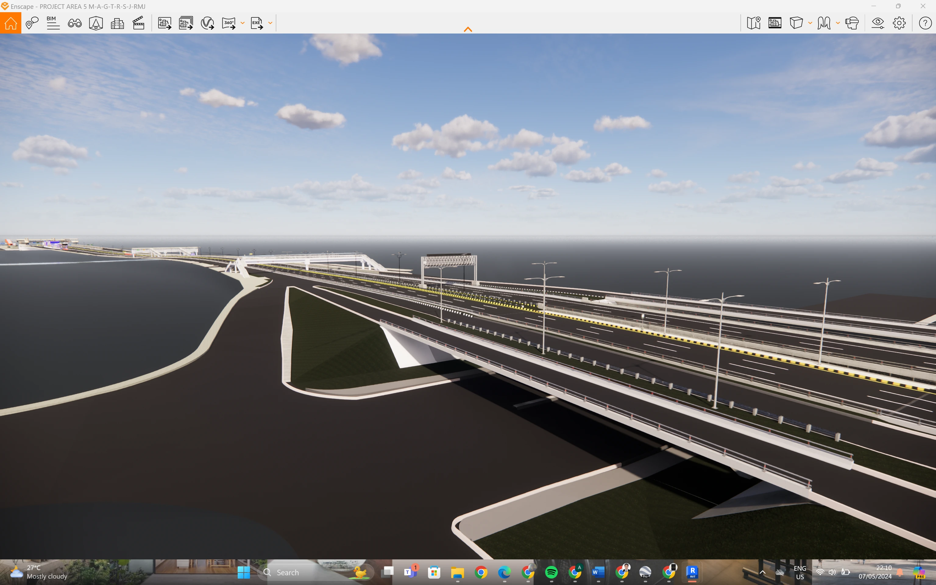 3D Model Leger Ruas Jalan Tol Cawang-Tomang-Pluit