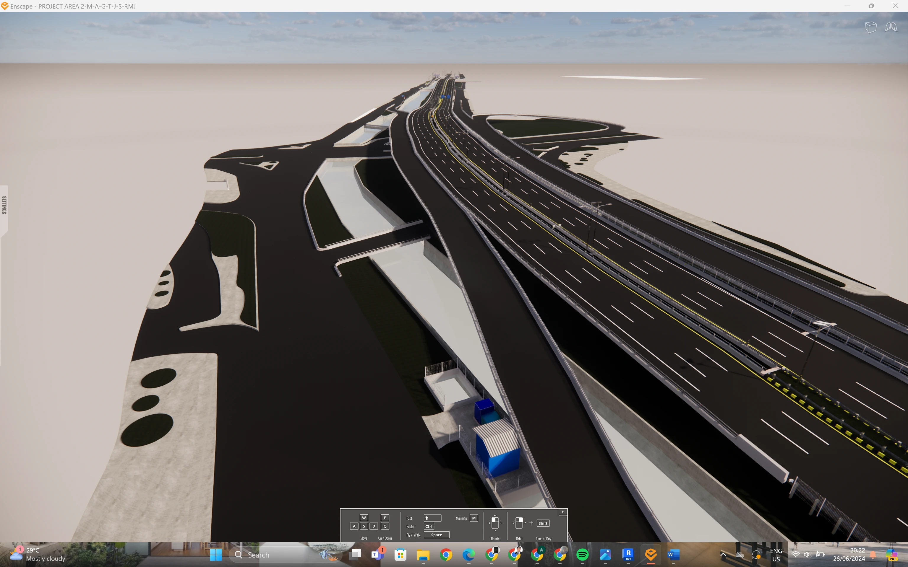 3d modeling jalan tol Cawang-Tomang-Pluit 5