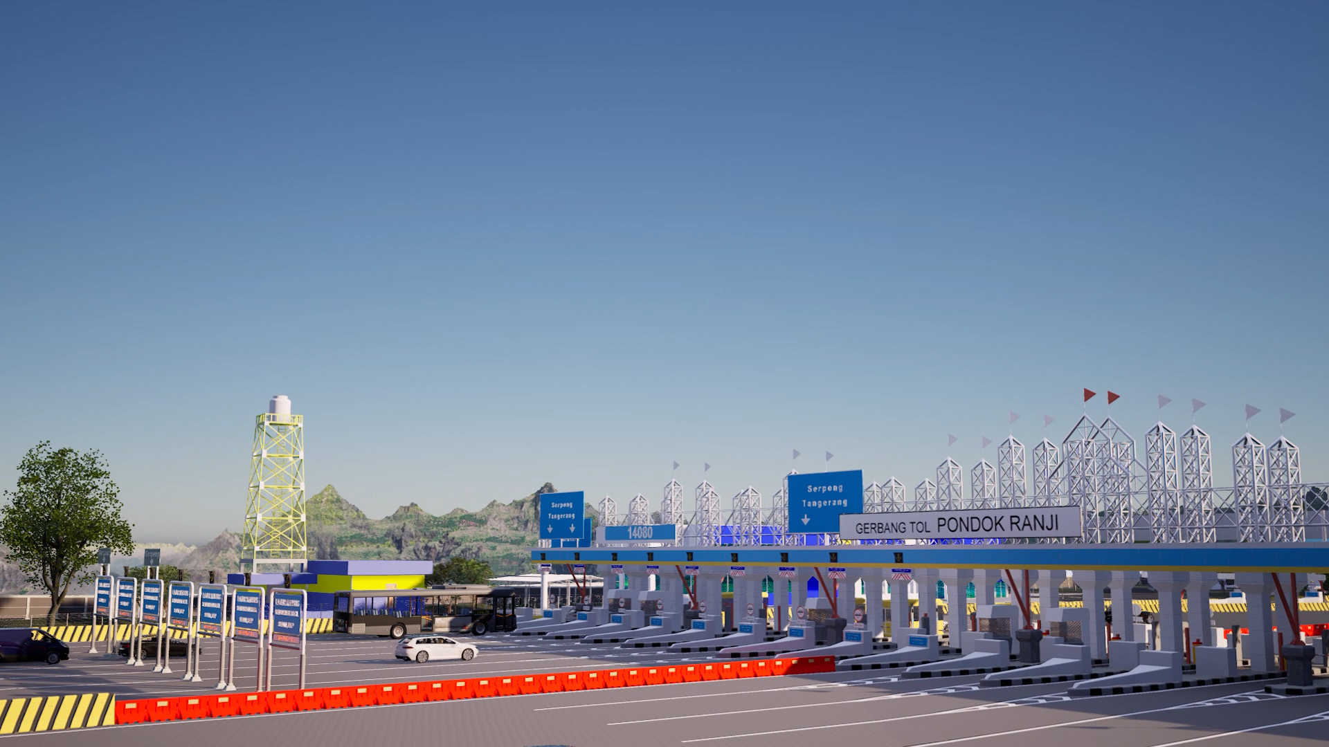 3D Model Leger Ruas Jalan Tol Cinere-Serpong