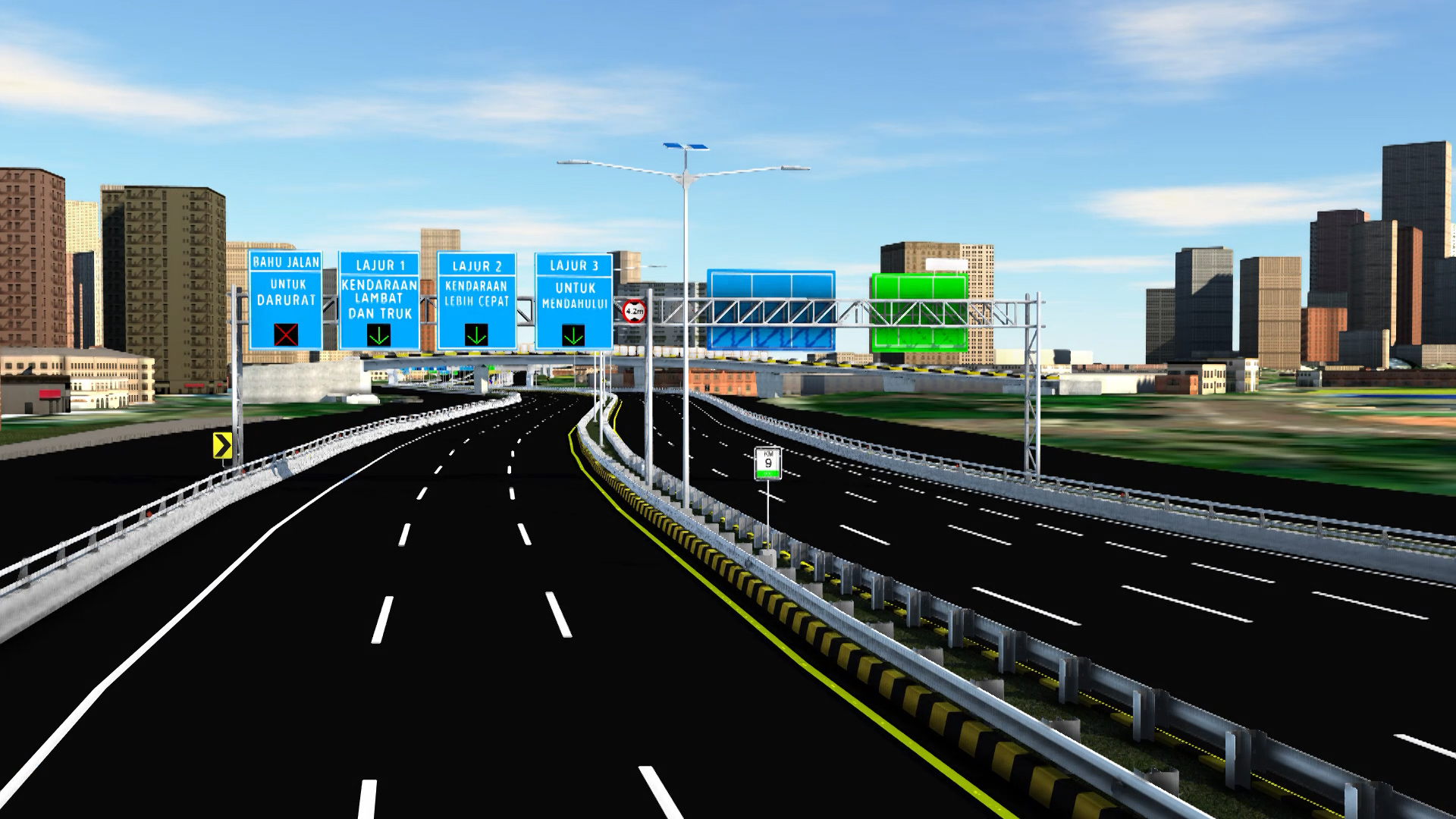 gambar 3d modeling jalan tol cinere-serpong 5