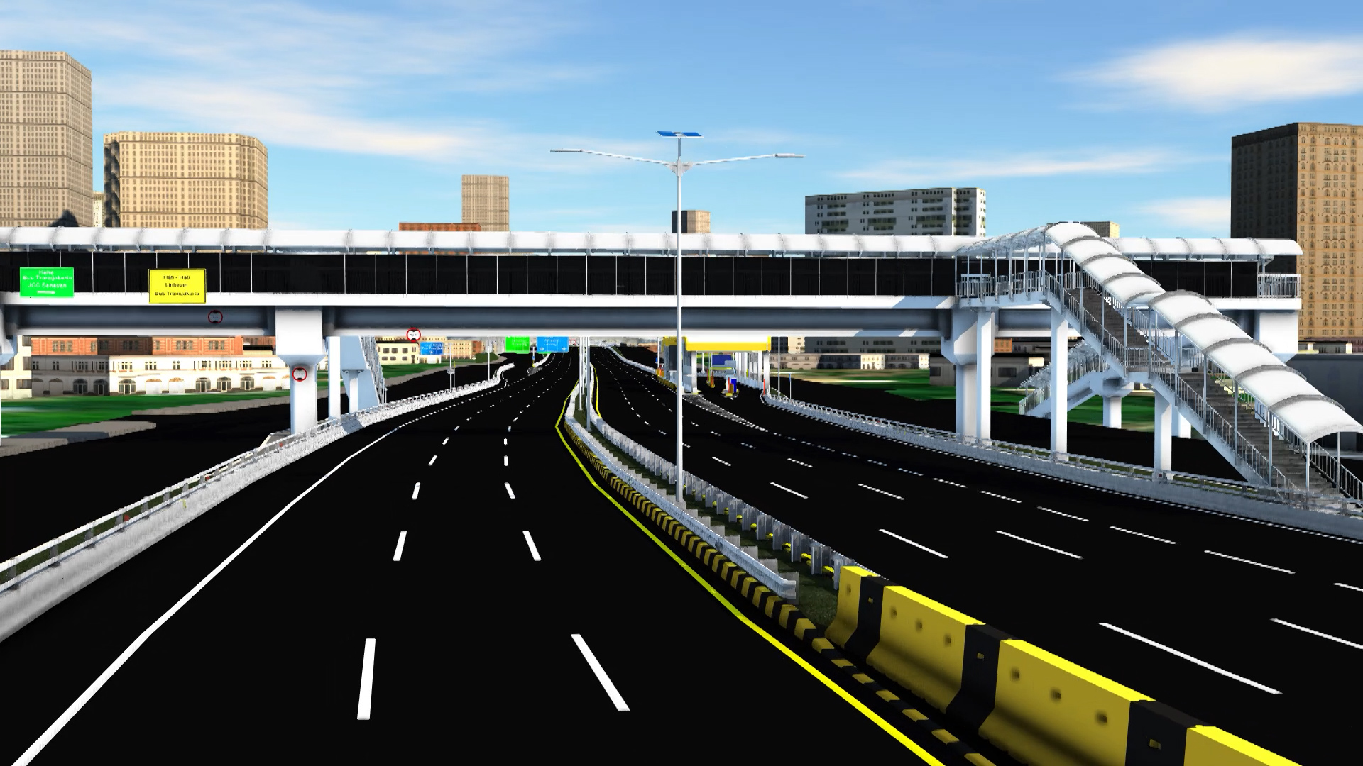 gambar 3d modeling jalan tol cinere-serpong 7