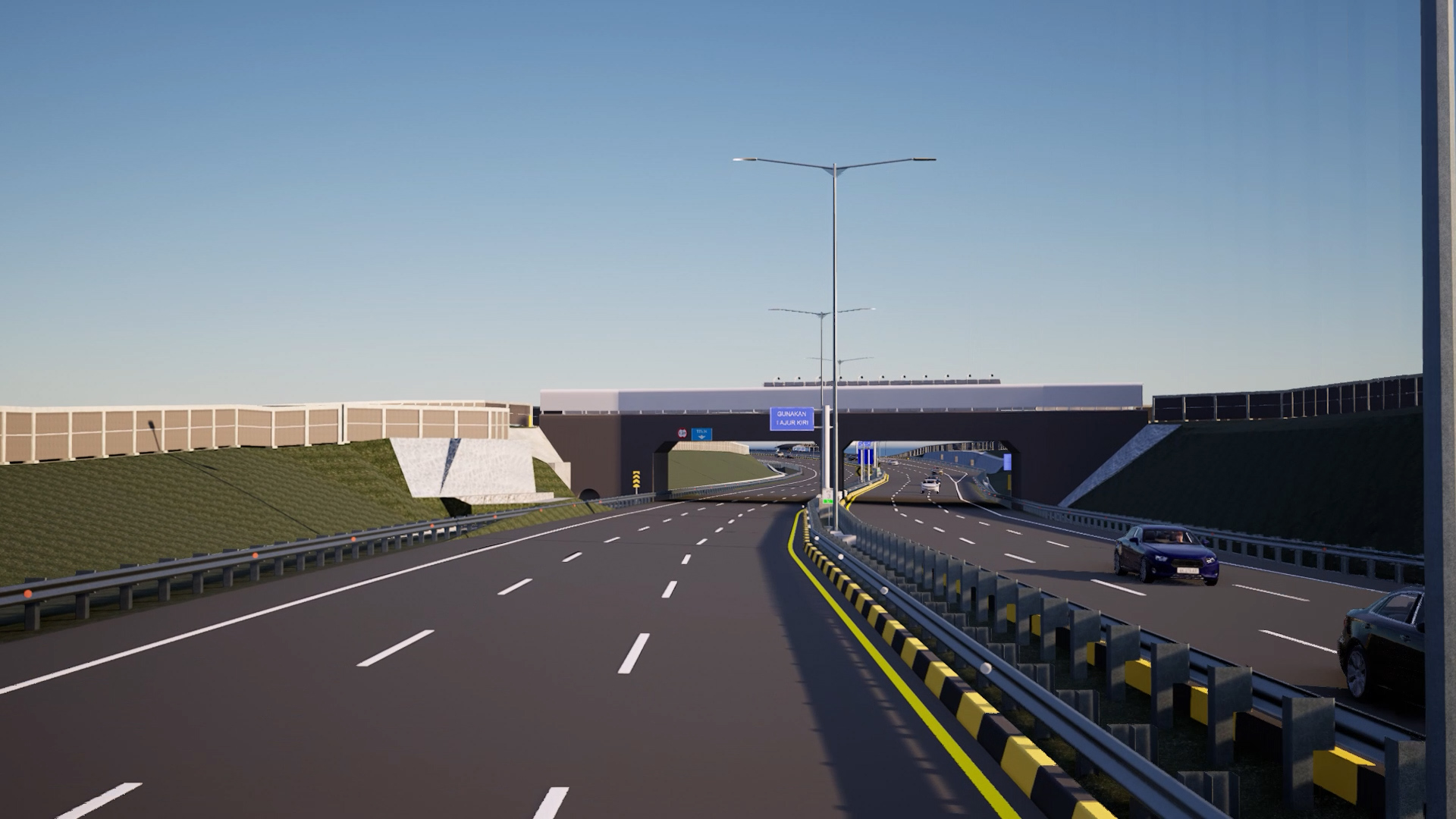 gambar 3d modeling jalan tol cinere-serpong 8