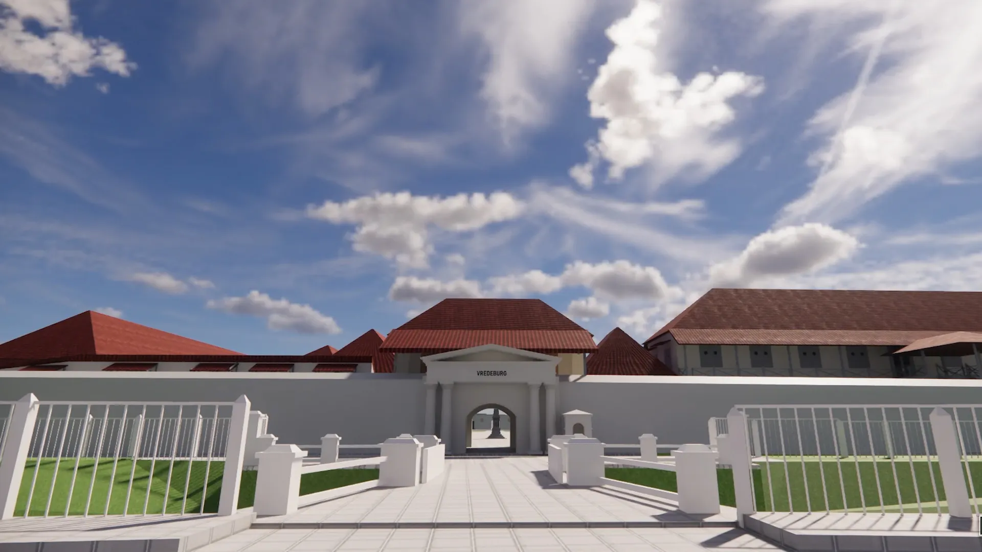 gambar 3d modeling kawasan sumbu filosofi tugu jogja 6