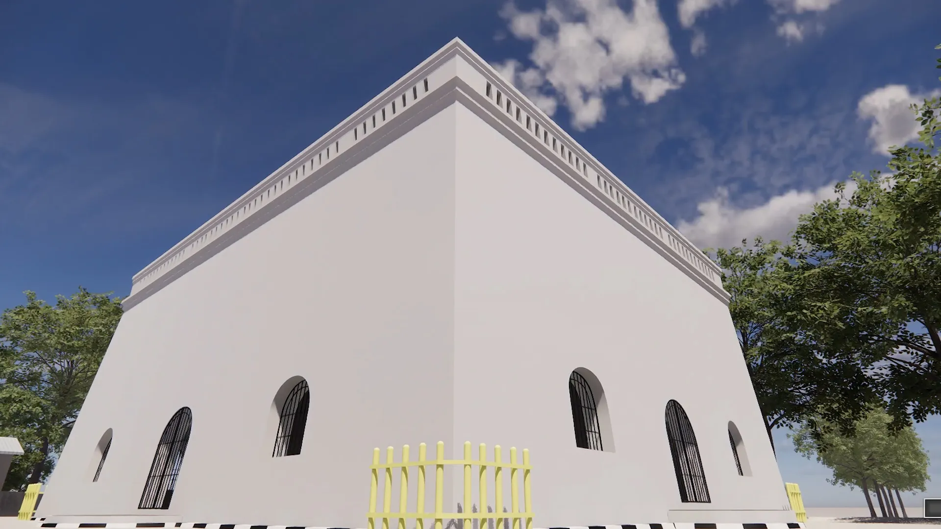 gambar 3d modeling kawasan sumbu filosofi tugu jogja 8