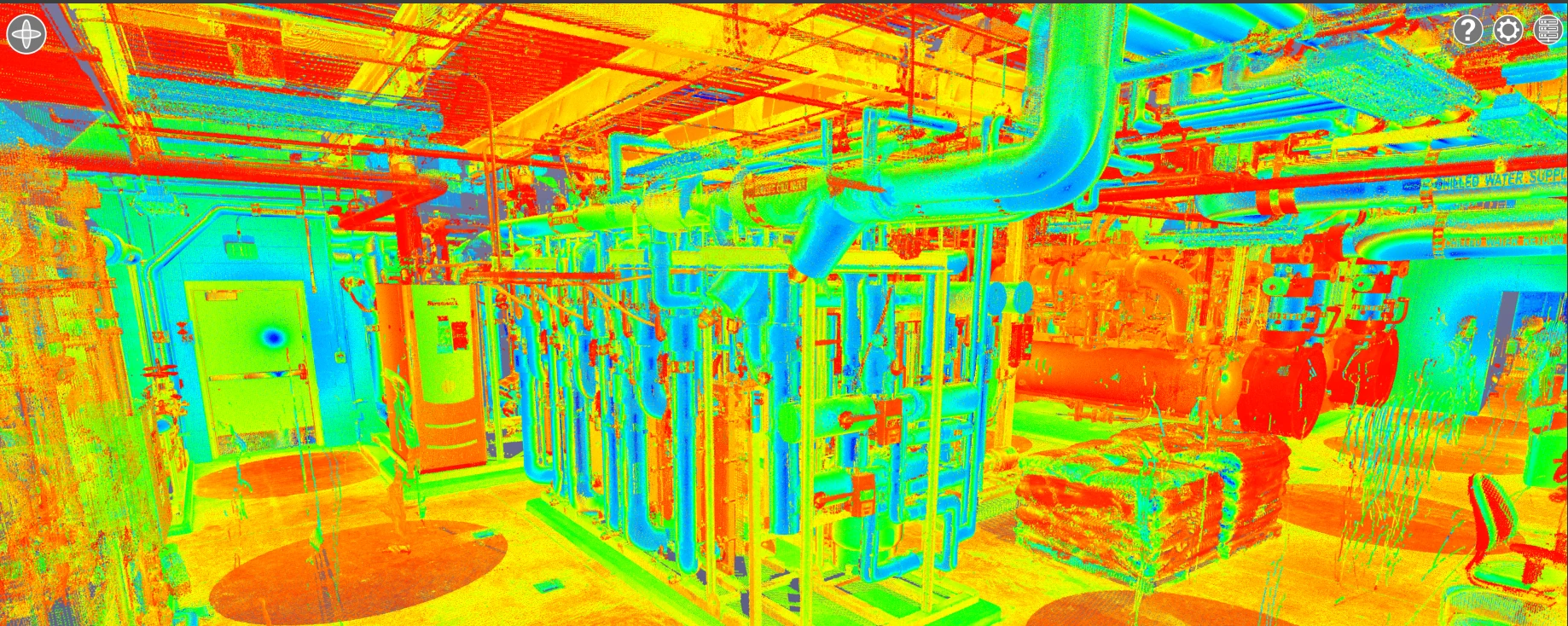 video oil and gas register point cloud