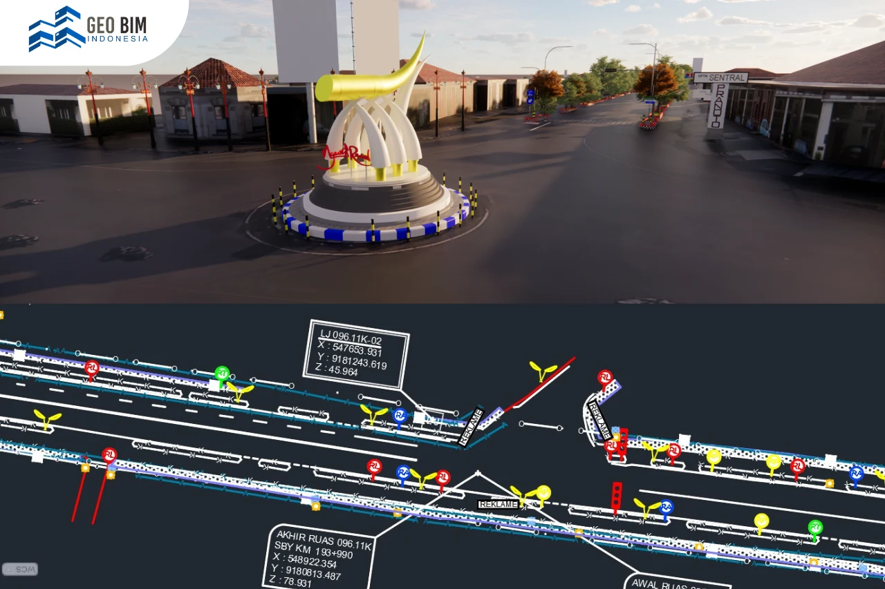 GeoBIM Completes the Development of Provincial Road Ledger Documentation in Ngawi Using BIM